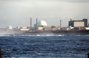 The nuclear fuel reprocessing plant at Dounreay in Scotland