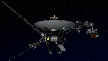 Artist rendering of NASA's Voyager spacecraft.