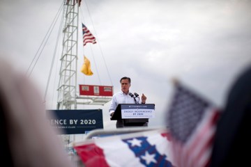 Mitt Romney in Hobbs, N.M. on Aug. 23, 2012.