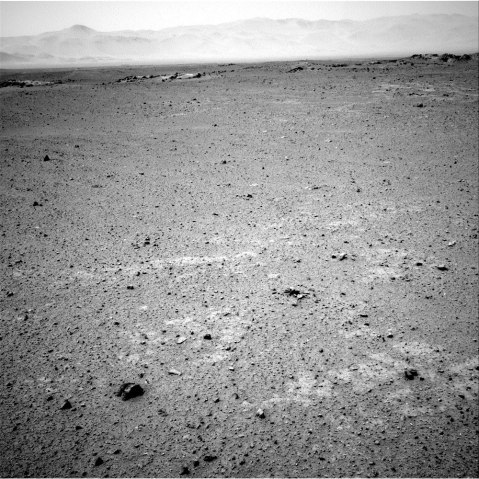 This image was taken by the left navigation camera onboard NASA's Mars rover Curiosity on Sol 354 (Aug. 4, 2013).