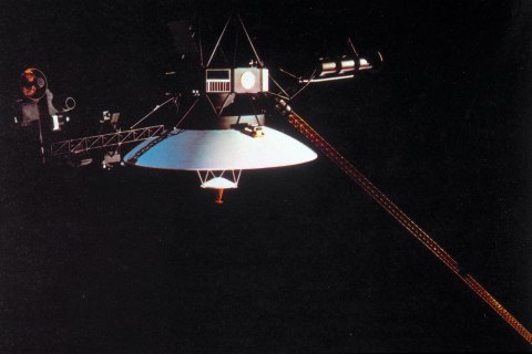 image: Voyager 1, launched on 5th September 1977.  