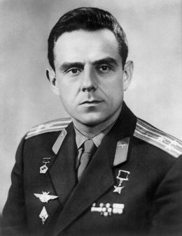 Soviet cosmonaut Vladimir Komarov