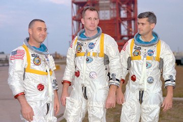 Gus Grissom, Ed White and Roger Chaffee