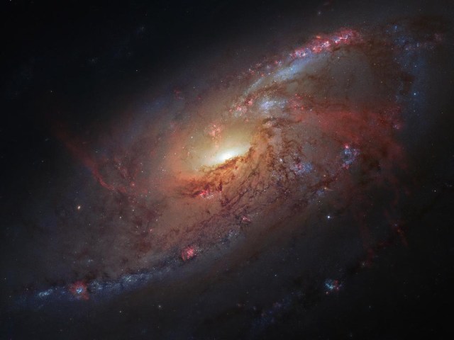 Hubble view of M 106