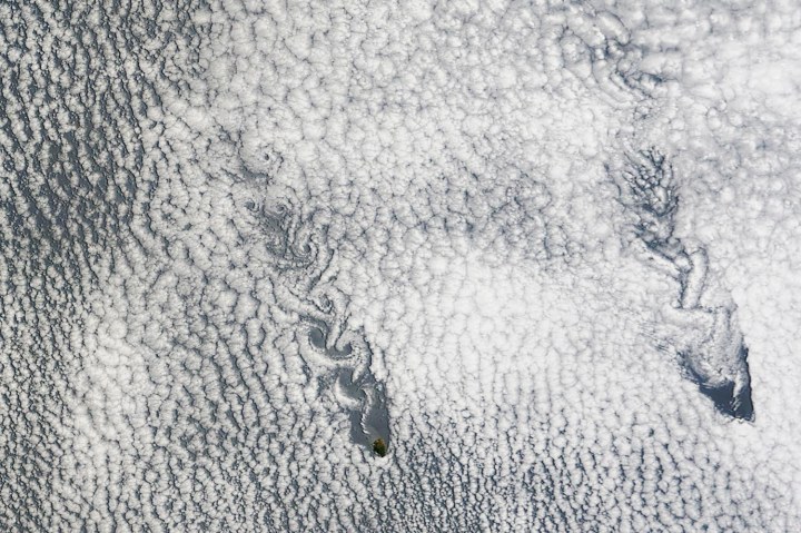 Two small islands had a big impact on the skies over the Pacific Ocean