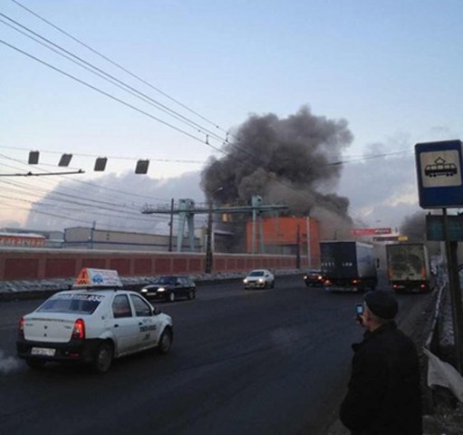 Chelyabinsk Zinc Plant after meteor shower in Russia.