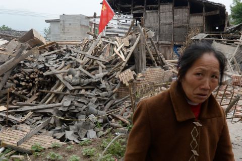 A 6.6-magnitude earthquake hit the Chinese province of Sichuan, on April 20, 2013.