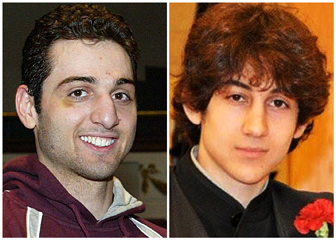 From Left: Tamerlan Tsarnaev and Dzhokhar Tsarnaev.