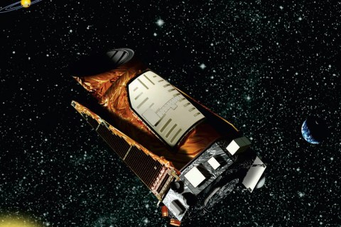 Artist's rendering of the Kepler space telescope.