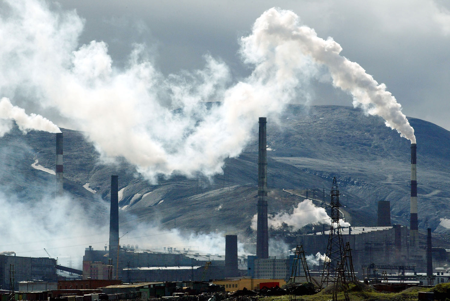 Norilsk industry is the main cause of air pollution