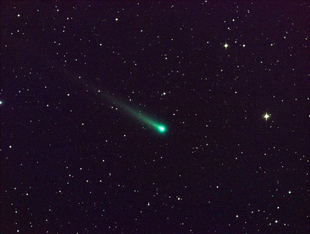 Comet ISON taken by NASA's Marshall Space Flight Center (MSFC) on Nov. 8 at 5:40 a.m. EST (1040 GMT).