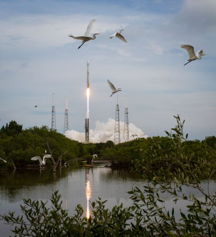 The United Launch Alliance Atlas V rocket with NASA’s Mars Atmosphere and Volatile EvolutioN (MAVEN) spacecraft launches from the Cape Canaveral Air Force Station Space Launch Complex 41, on Nov. 18, 2013, in Cape Canaveral, Fla.